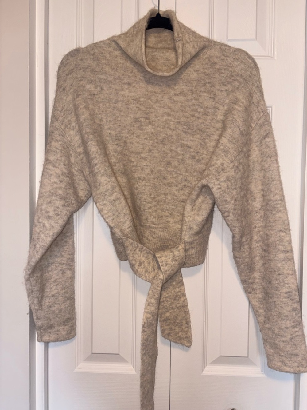 Wilfred Alpaca Blend Tie-Waist Sweater - size S